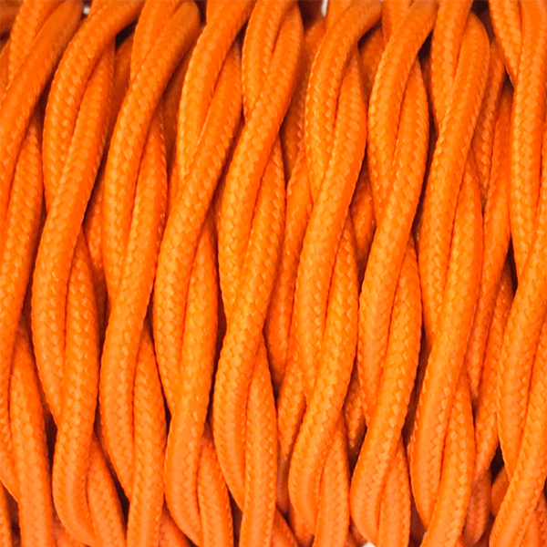 Kabel geflochten orange