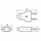 Weißer Stecker Famatel